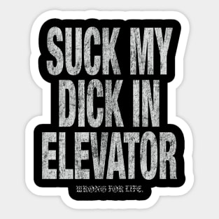  Elevator Sticker